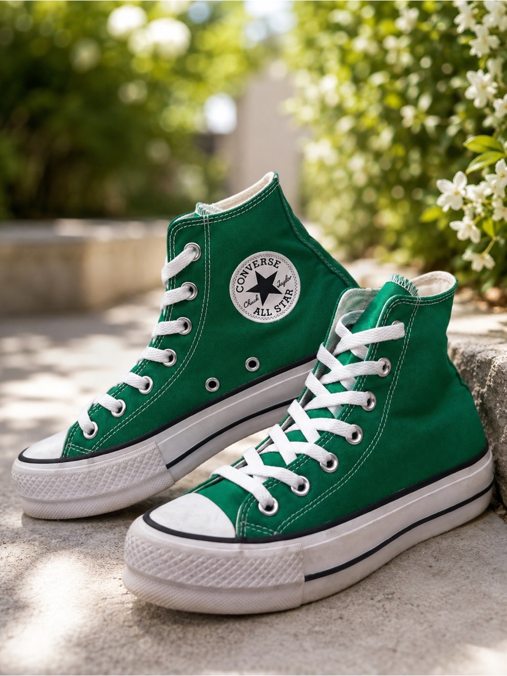 Converse Chuck Taylor All Star High Top Green Sneakers Women 6.5 Men 4.5